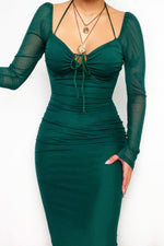 Earnie Midi Dress - Green