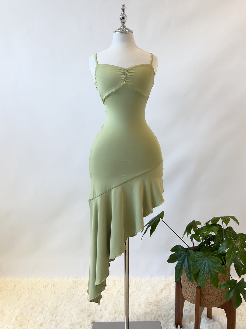 Fleur Midi Dress - Green