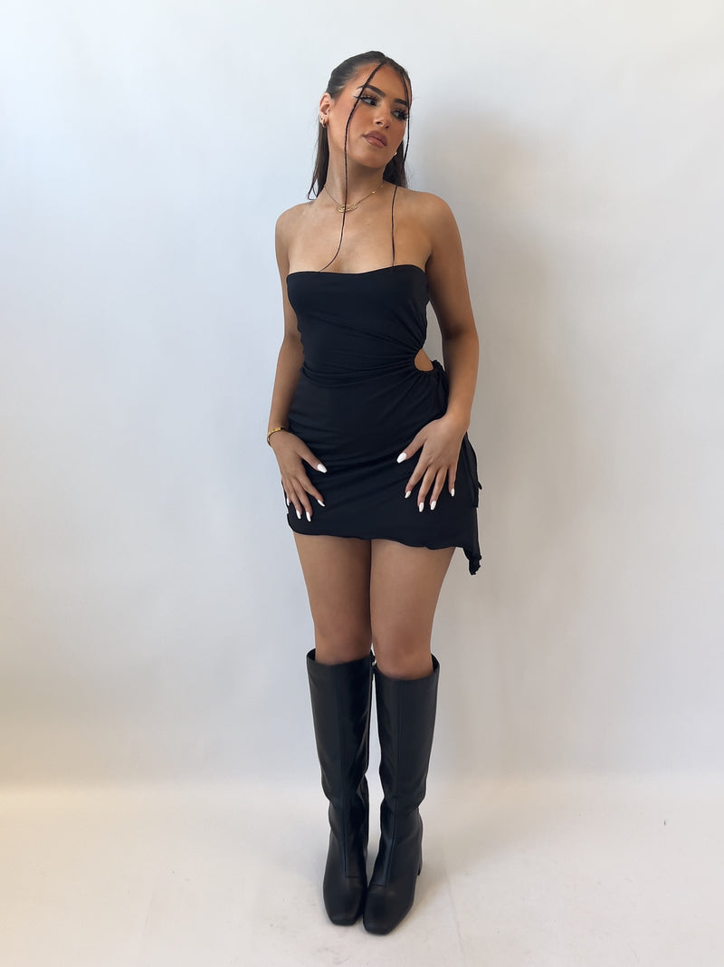 Jannice Mini Dress - Black