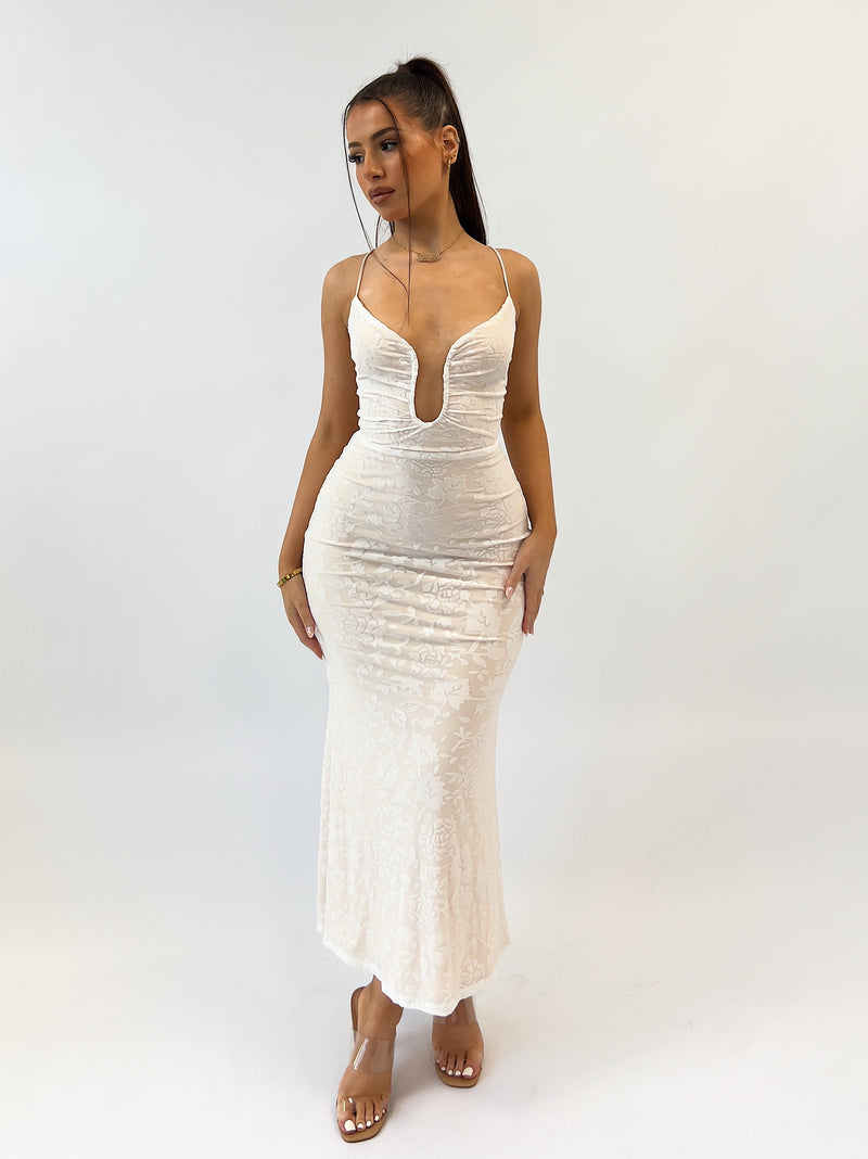 Lizbeth Maxi Dress - White