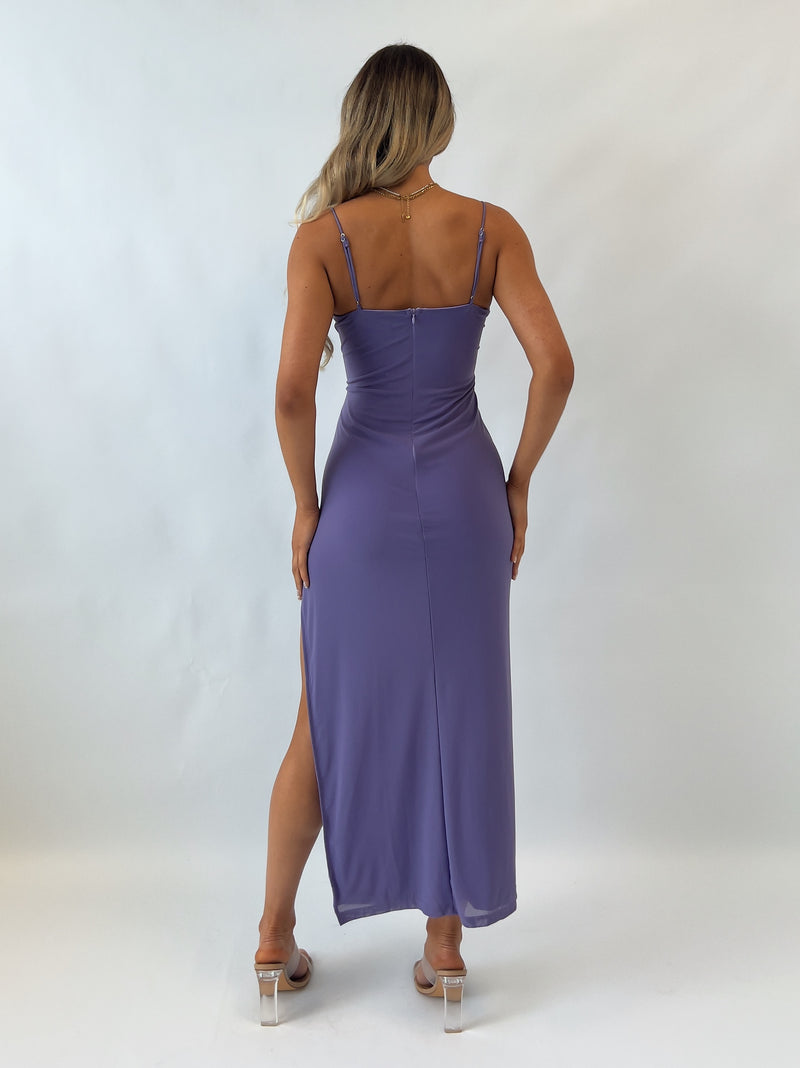 Greta Midi Dress - Mauve