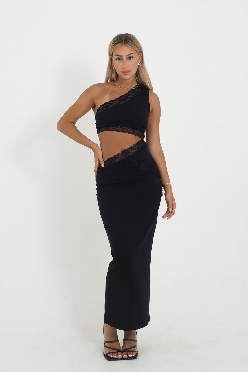 Demi Maxi Dress - Black