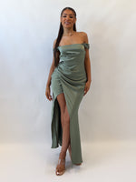 Meara Midi Dress - Sage