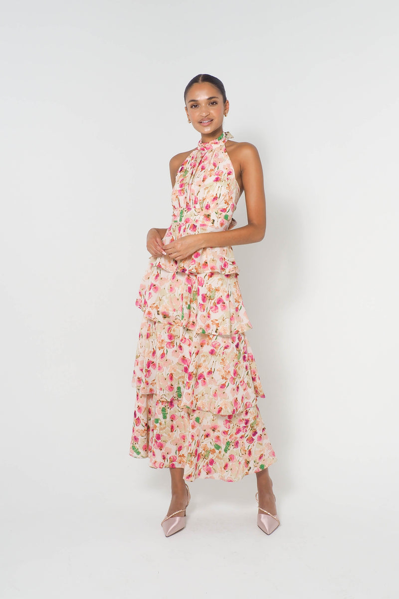 Harlow Floral Midi Dress