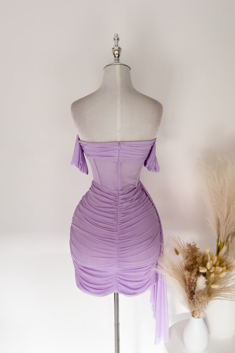 Renee Mini Dress - Lilac