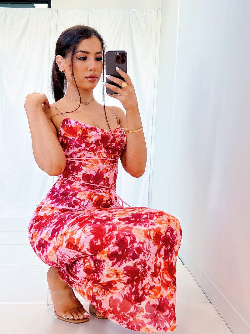 Blossom Maxi Dress - Pink