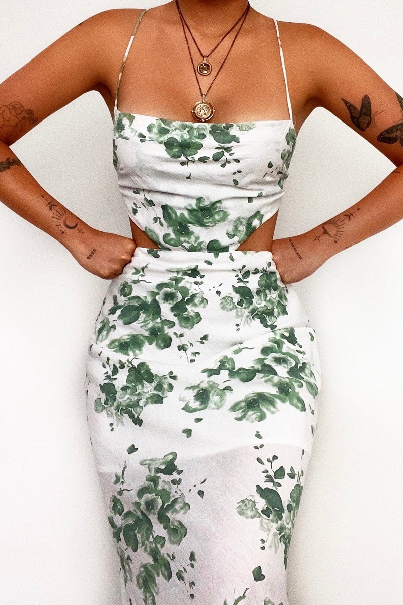 Isabella Floral Midi Dress