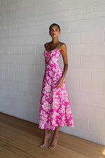 Calianna Floral Midi Dress