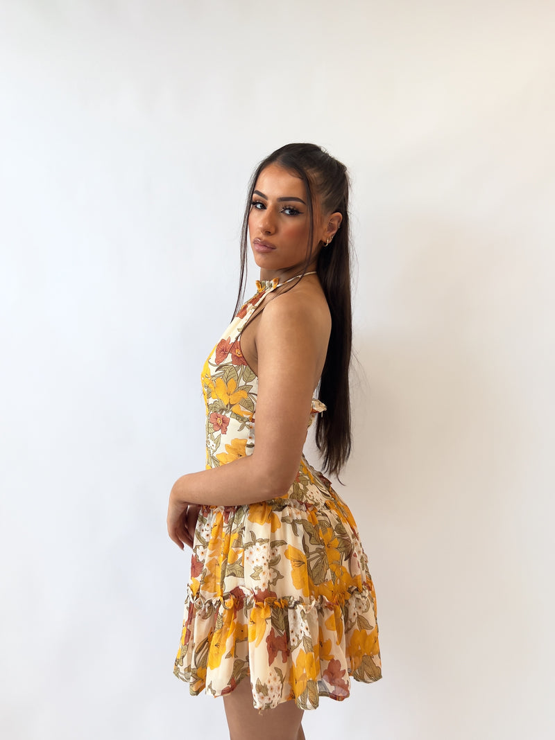 Fay Floral Mini Dress