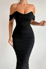 Tilly Midi Dress - Black