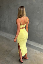 Kordyn Midi Dress - Yellow