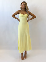 Noah Midi Dress - Yellow