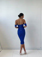 Tilly Midi Dress - Blue