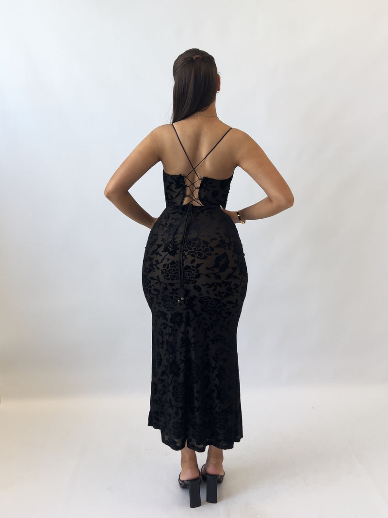 Lizbeth Maxi Dress - Black