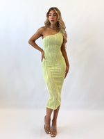 Klara Midi Dress - Lime