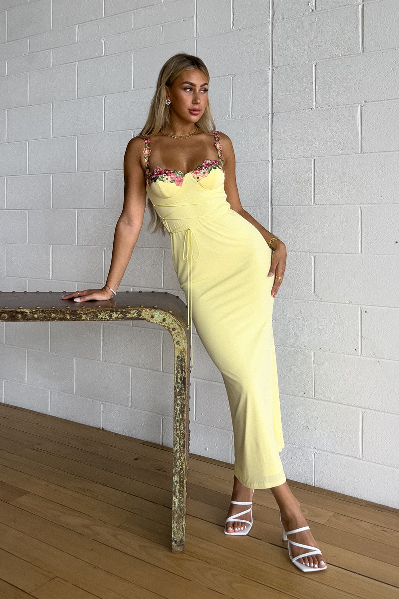 Euphrasia Maxi Dress - Yellow