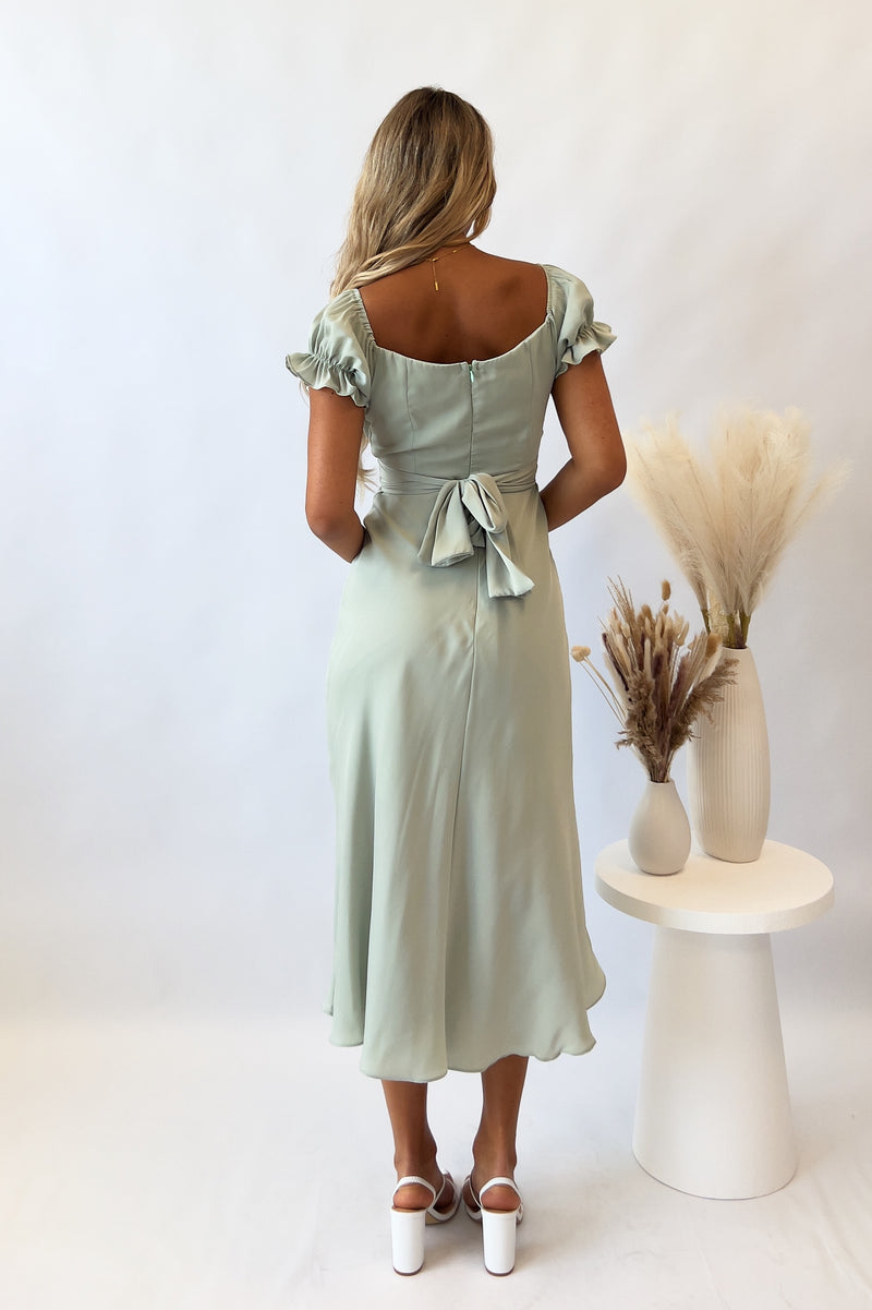 Ellison Midi Dress - Pistachio