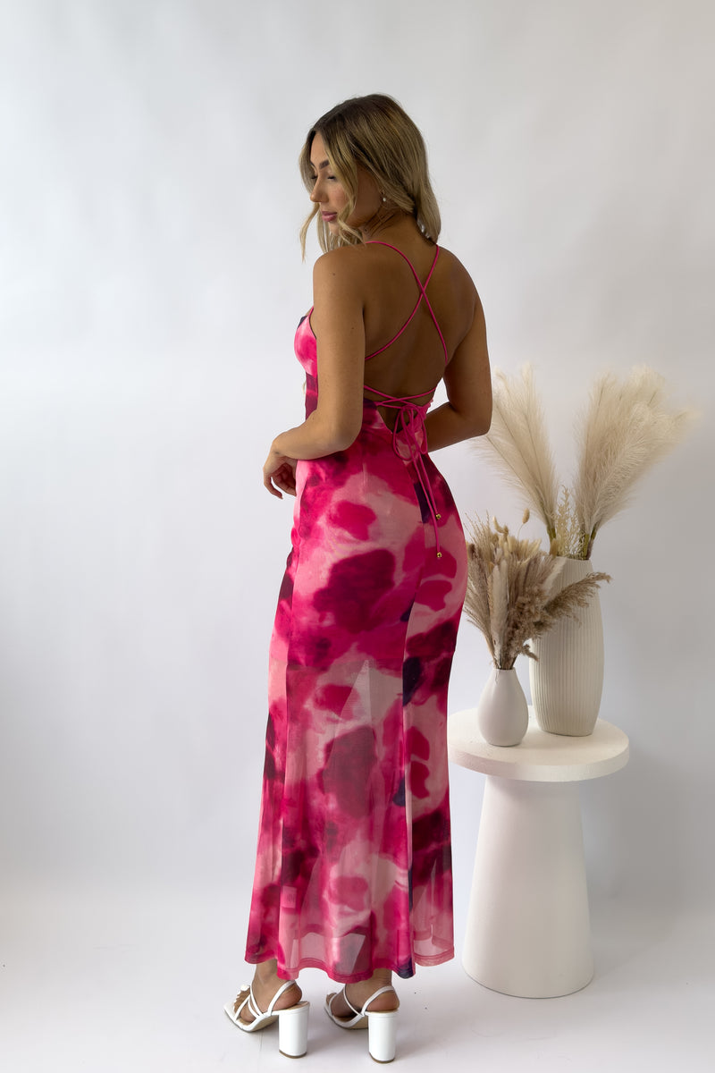 Rome Floral Midi Dress