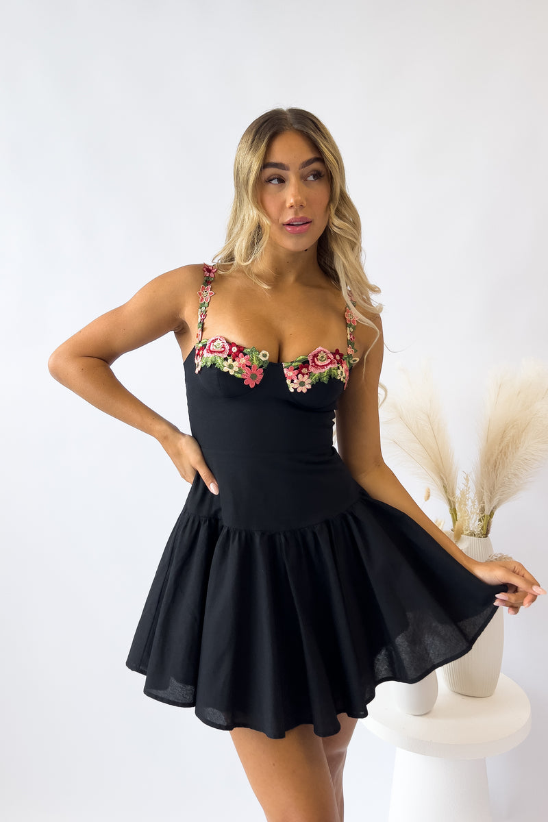 Hannah Floral Mini Dress