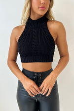 Mars Knit Top - Black