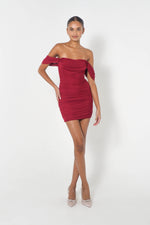 Ardell Mini Dress - Wine