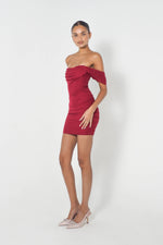 Ardell Mini Dress - Wine