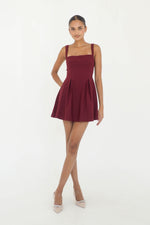 Marlee Mini Dress - Wine