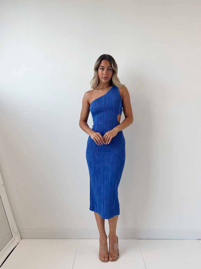 Klara Midi Dress - Blue