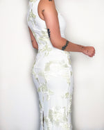 Sabel Floral Maxi Dress - Lemon