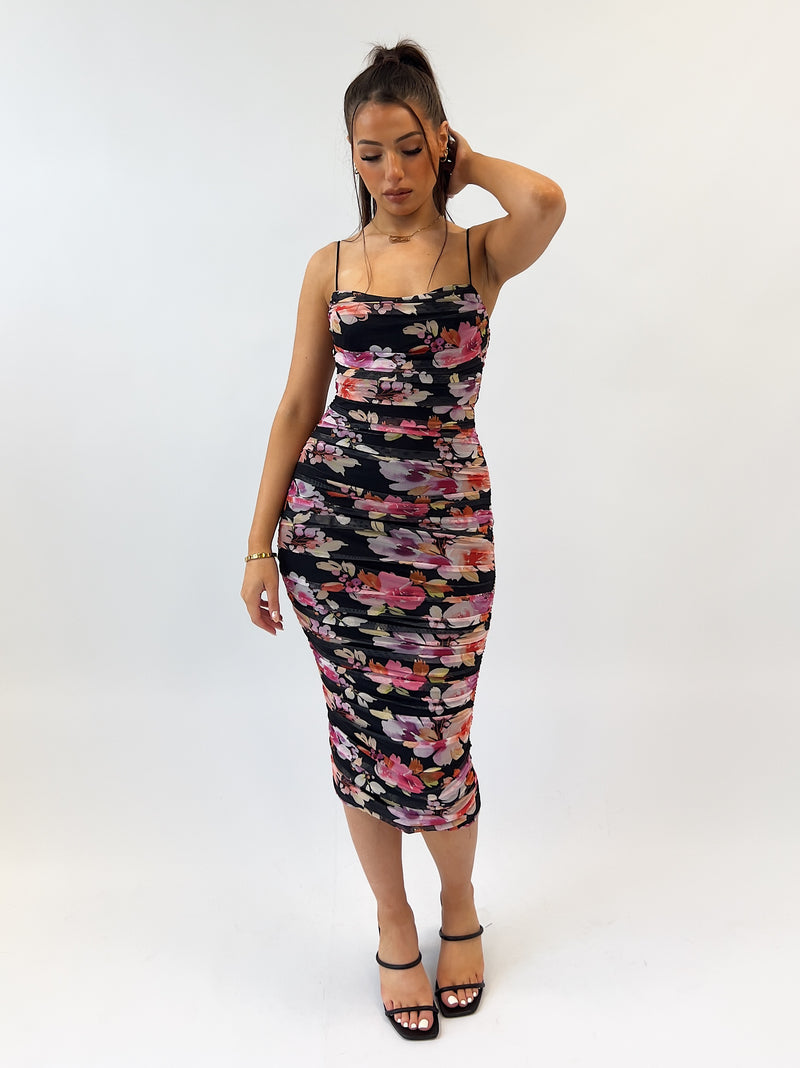 Bryony Floral Midi Dress