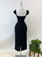 Ayanna Midi Dress - Black
