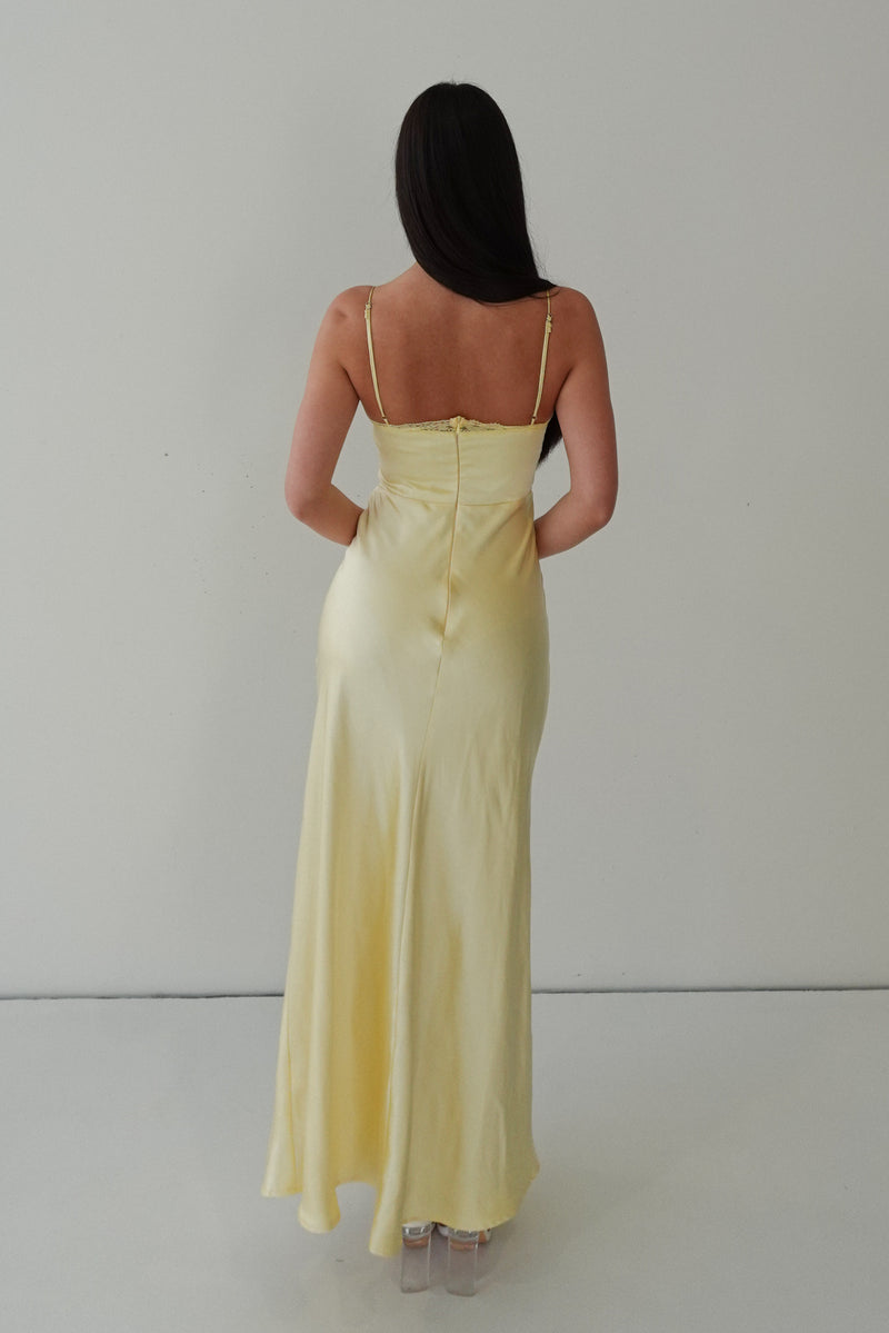 Felicity Maxi Dress - Lemon