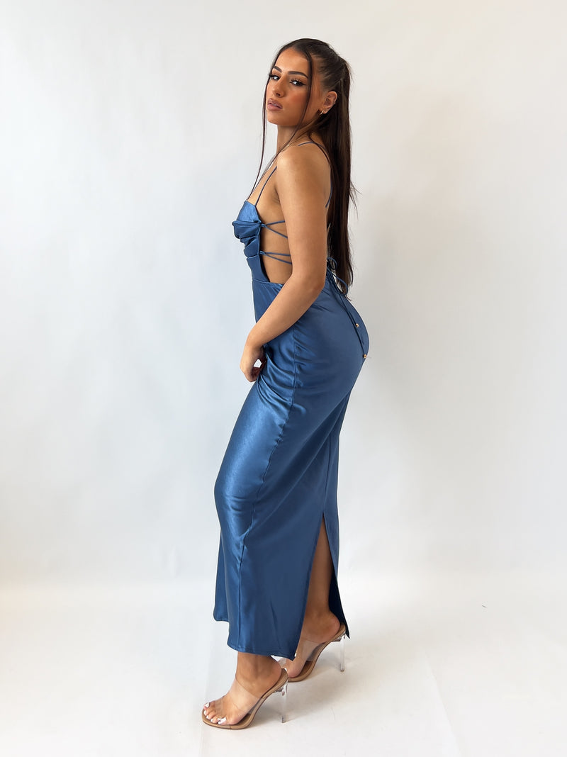 Ethel Maxi Dress - Blue