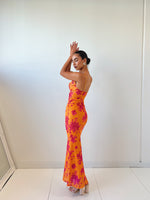 Blossom Maxi Dress - Orange