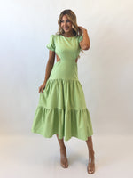Ashlyn Midi Dress - Green