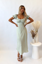 Ellison Midi Dress - Pistachio