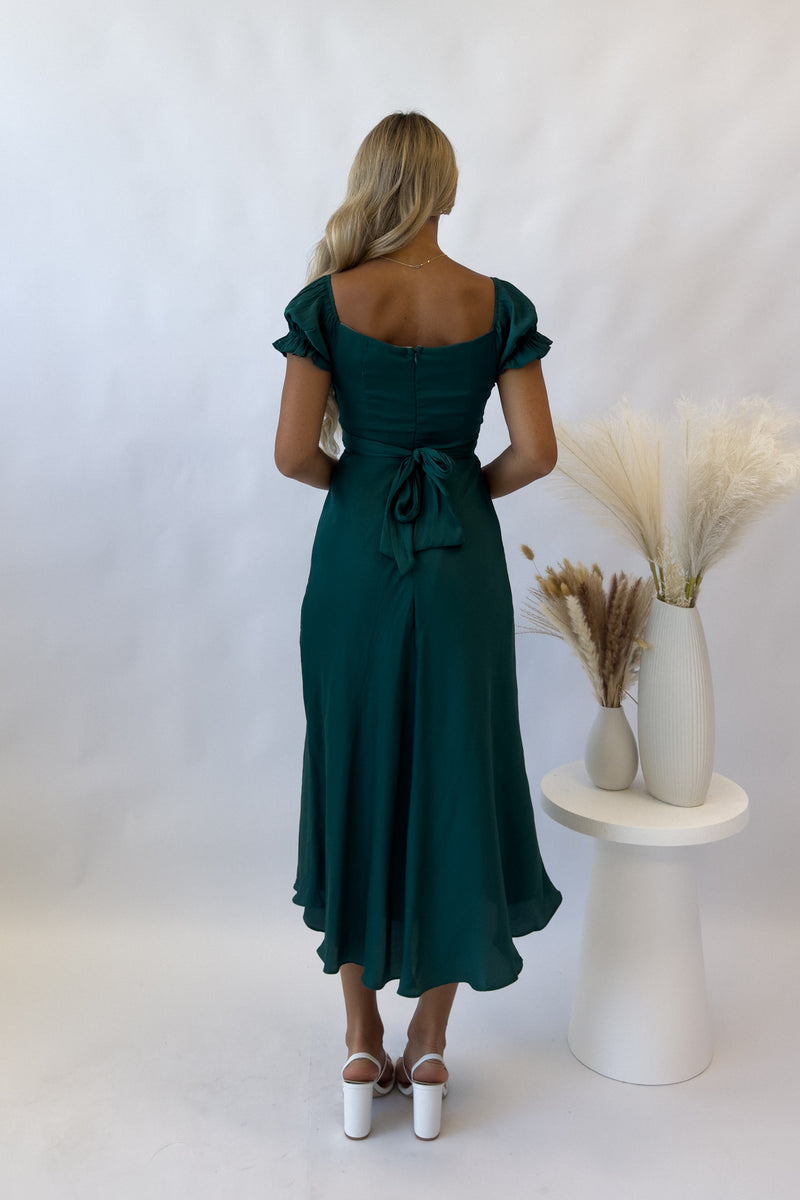 Ellison Midi Dress - Green