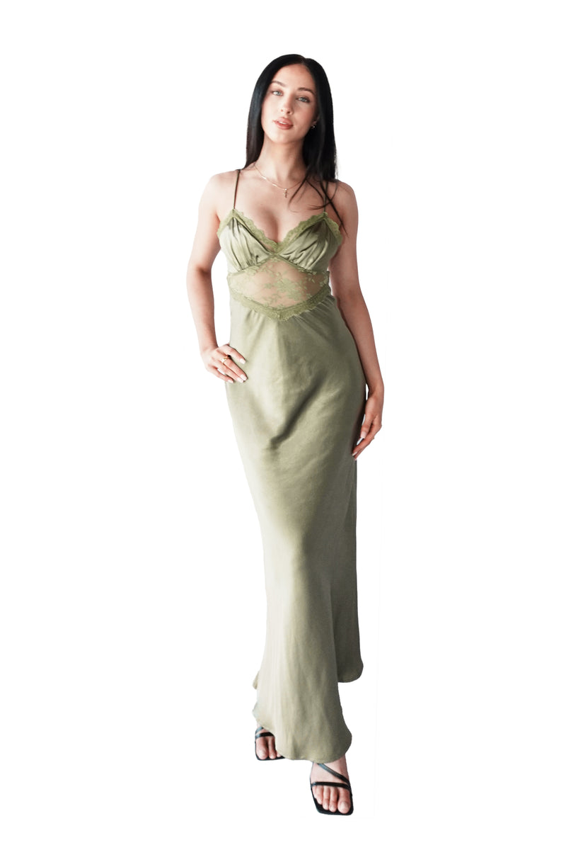 Darling Maxi Dress - Olive