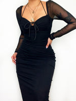 Earnie Midi Dress - Black