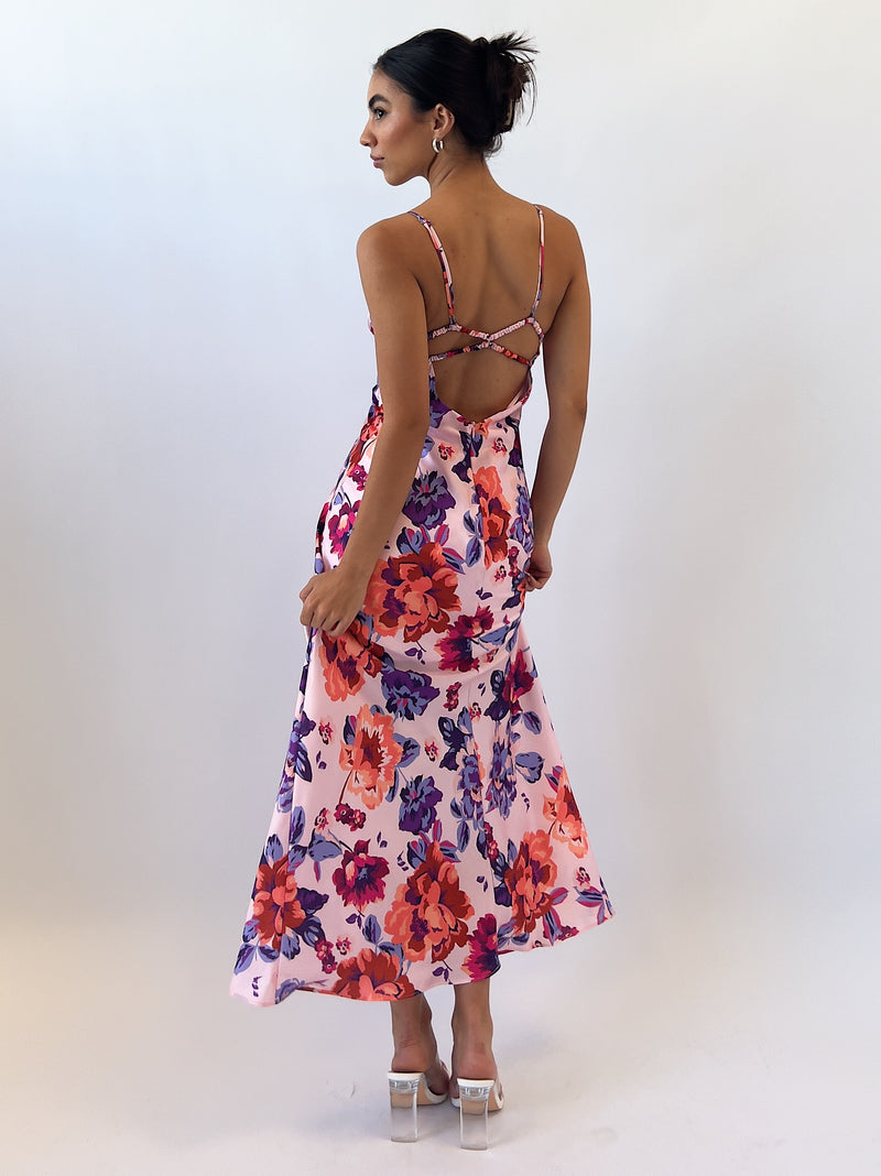 Cora Floral Midi Dress