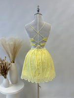 Corey Mini Dress - Yellow