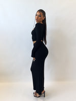 Deborah Midi Skirt - Black