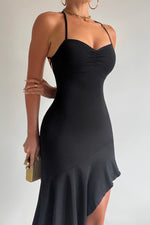 Fleur Midi Dress - Black
