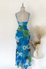 Ophelia Floral Maxi Dress - Blue