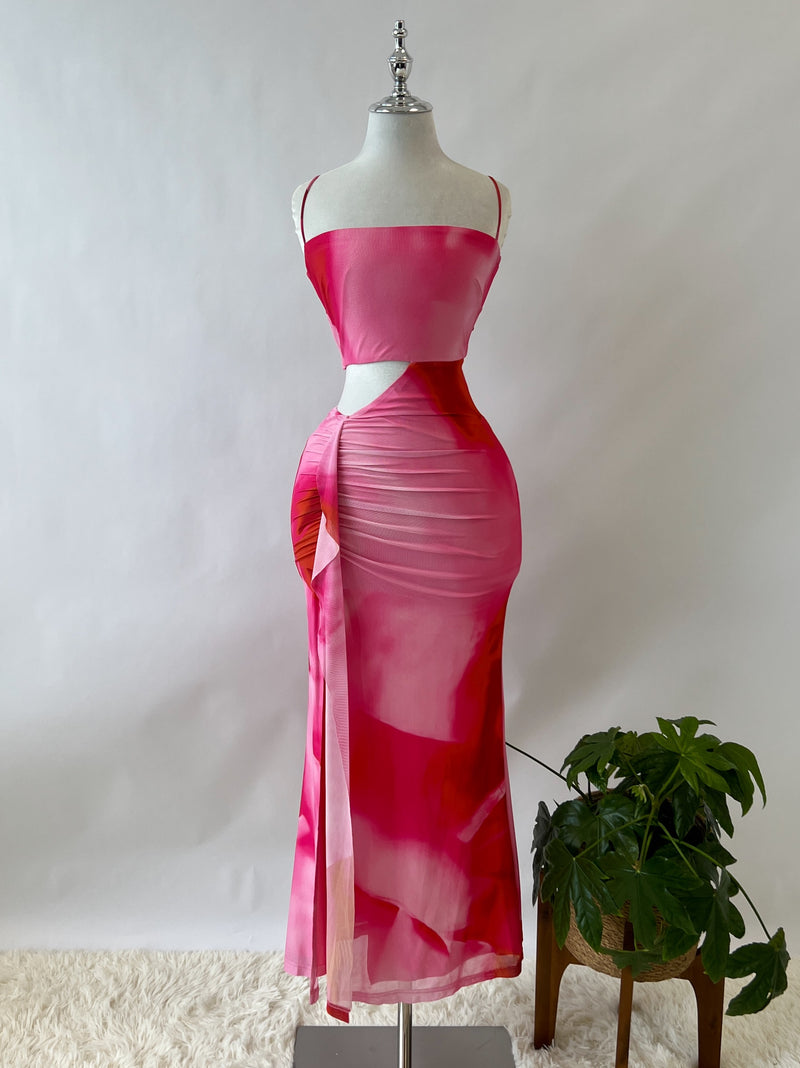 Everlee Midi Dress - Pink