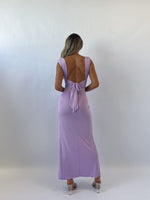 Polly Midi Dress - Purple
