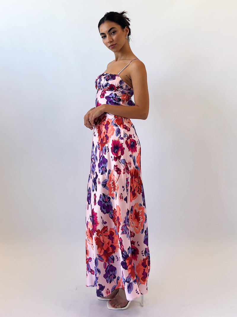 Cora Floral Midi Dress
