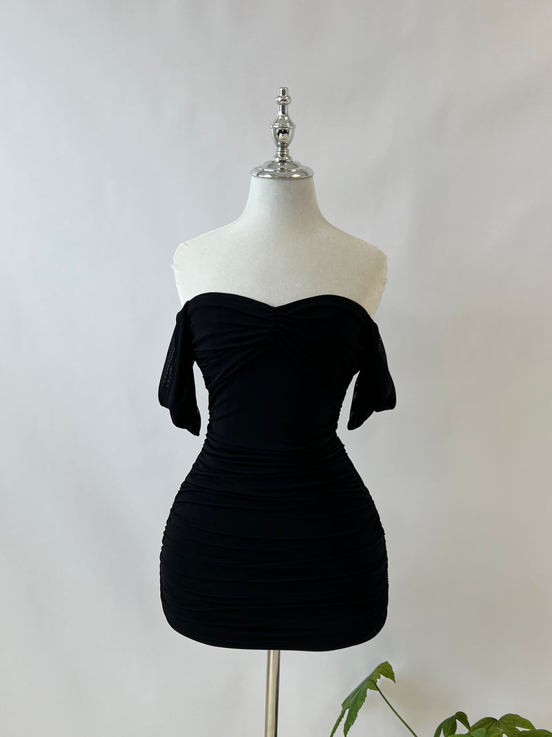 Liora Mini Dress - Black