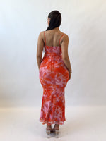 Blossom Maxi Dress - Dark Orange
