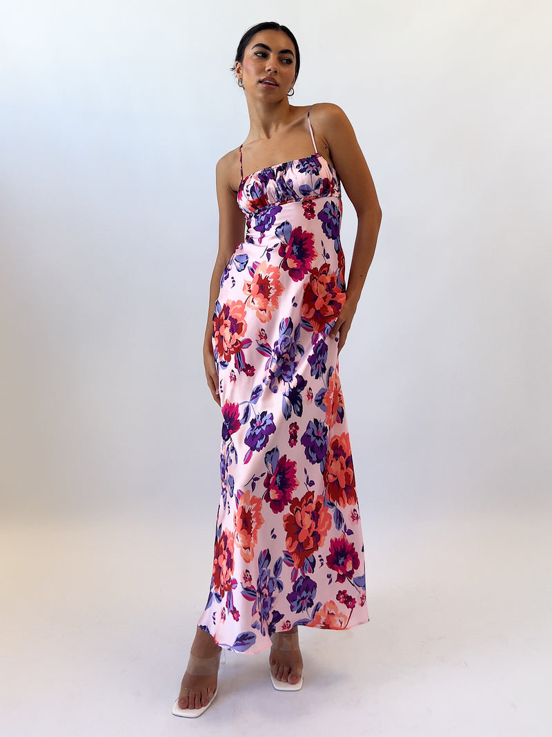 Cora Floral Midi Dress